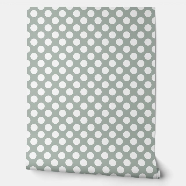 beautiful light green solid color /pattern wallpaper (Unrolling)