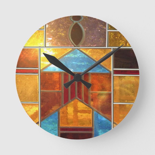 Beautiful light round clock (Front)