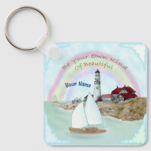 Beautiful Lighthouse  Keychain