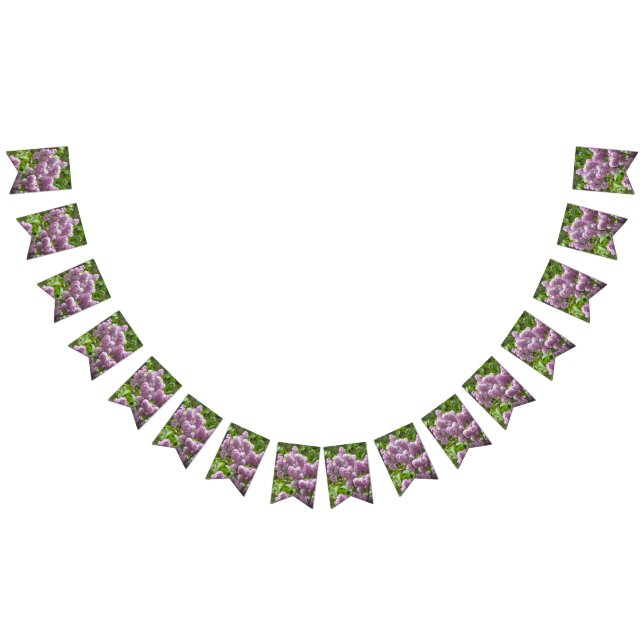 Beautiful Lilacs  Bunting Flags (All)