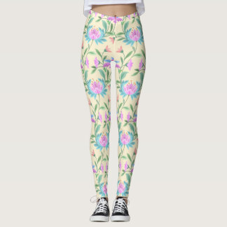 Beautiful Lilly Seamless Pattern Leggings