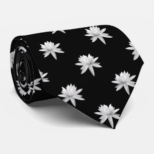 Beautiful Lily Lotus Art Cool Trendy Unique Tie