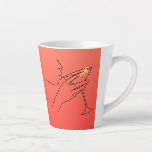 Beautiful Lines Cosmopolitan  Latte Mug