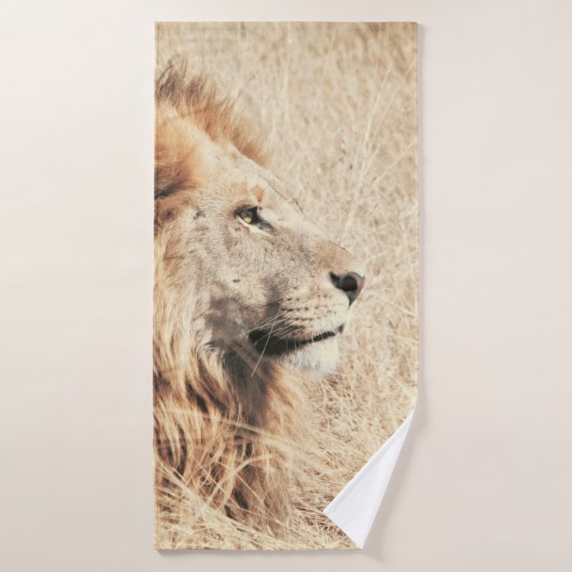 BEAUTIFUL LION BATH TOWEL (Bath Towel)