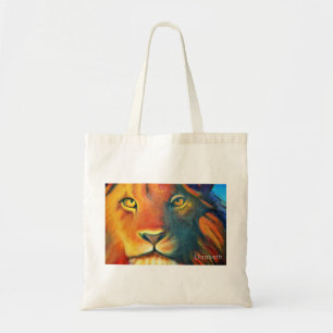 Beautiful Lion Head Portrait Regal and Proud Tote Bag