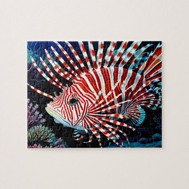 Beautiful lionfish jigsaw puzzle (Horizontal)
