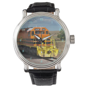 Beautiful Locomotive/Train Wrist Watch