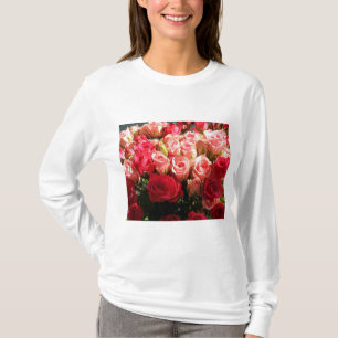 Beautiful Long sleeve Roses Tee