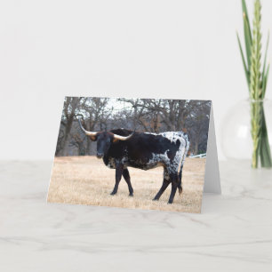 Beautiful Longhorn Card