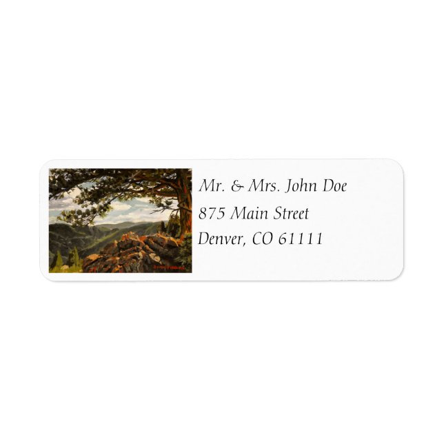 Beautiful Lookout Mountain Colorado Landscape (Front)