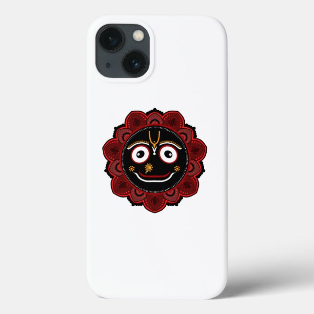 Beautiful Lord Jagannath Puri Hindu Devotional Case-Mate iPhone Case (Back)