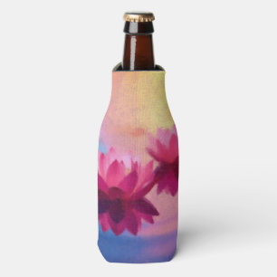 Beautiful Lotus Flower Bottle Cooler