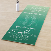 Beautiful Lotus Flower White Green Ombre Gradation
