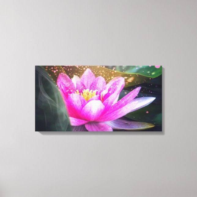Beautiful Lotus ,Landscape, Zen Canvas Print (Front)