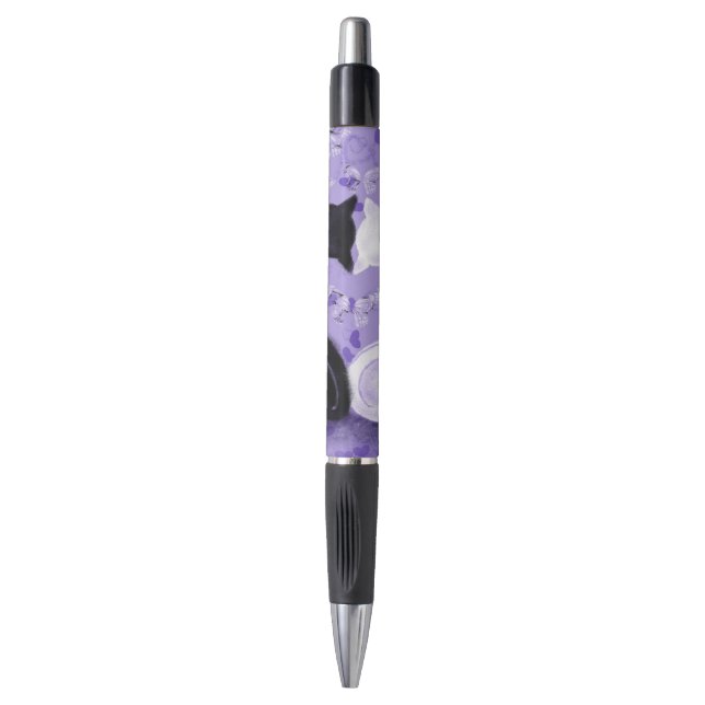 Beautiful Love Couple Cat Pen (Front Vertical)