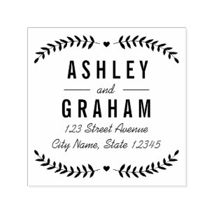 Beautiful Love Personalized Rubber Stamp