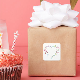 Beautiful love Square Sticker