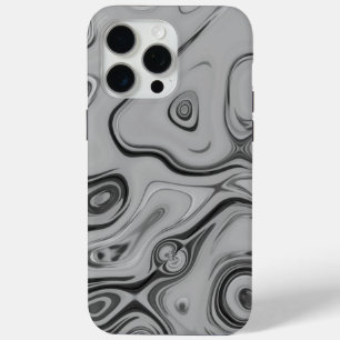  Beautiful Lovely Ash Grey Texture Colour Art Prin iPhone 15 Pro Max Case