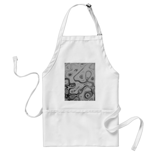  Beautiful Lovely Ash Grey Texture Colour Art Prin Standard Apron (Front)