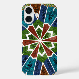 Beautiful Lovely Asia Trendy Sari Abstract Pattern iPhone 16 Case