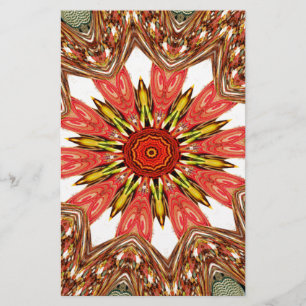 Beautiful Lovely Asian traditional edgy pattern Stationery