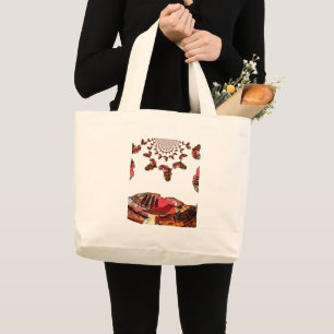 Beautiful Lovely Colours Large Tote Bag