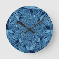 Beautiful Lovely Iridescent Blue Kaleidoscope Art 