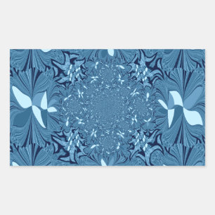 Beautiful Lovely Iridescent blue. pattern seamless Sticker