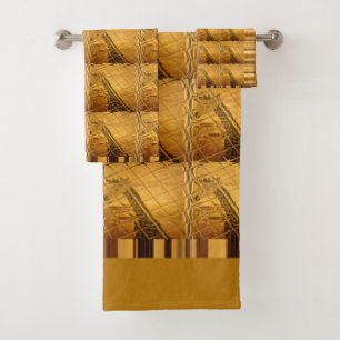 Beautiful lovely Kenyan wild animals giraffe Bath Towel Set