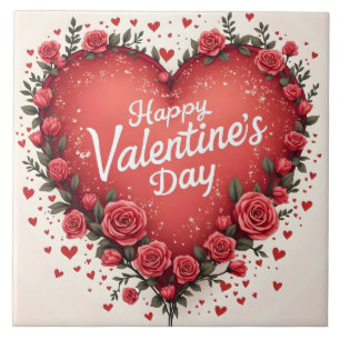 Beautiful Luxury Floral Love Trendy Collection Tile