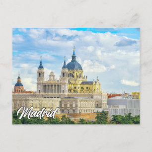 Beautiful Madrid, Spain Postcard