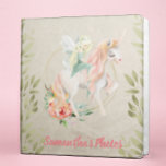 Beautiful Magical Fairy Unicorn Flowers Binder<br><div class="desc">This design may be personalized in the area provided by changing the photo and/or text. Or it can be customized by clicking Personalize this Template and then choosing the click to customize further option and delete or change the colour of the background, add text, change the text colour or style,...</div>