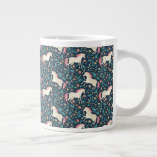 Beautiful Magical Unicorn Pattern Large Coffee Mug