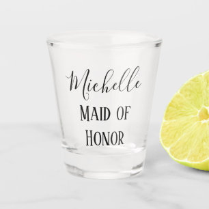 Beautiful Maid of Honour Shot Glass