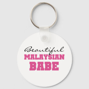 Beautiful Malaysian Babe Keychain