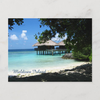 Beautiful Maldives Islands Postcard