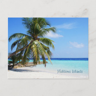 Beautiful Maldives Islands Postcard