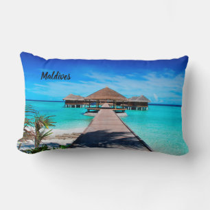 Beautiful Maldives Lumbar Pillow