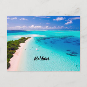 Beautiful Maldives Postcard