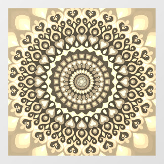 Beautiful Mandala art Window Cling