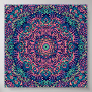 Beautiful Mandala  Poster