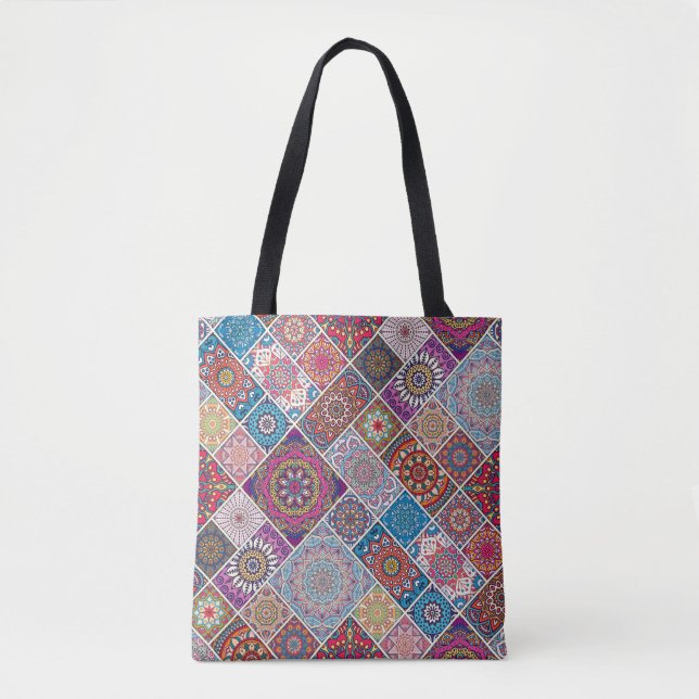 Beautiful Mandala Tote Bag (Front)