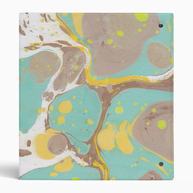 Beautiful Marble Designed Avery Three Ring Binder (Back)