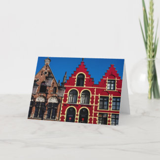 Beautiful Markt Square of Bruges Greeting Card