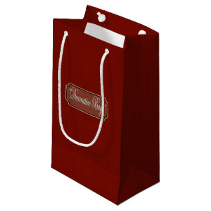 Beautiful Maroon Small Gift Bag