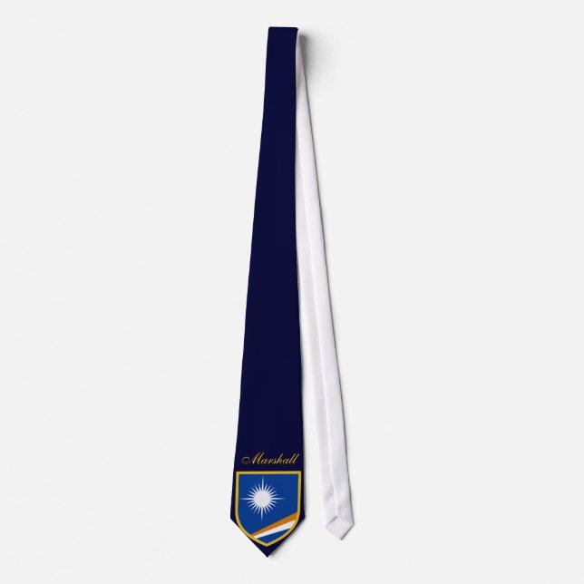 Beautiful Marshall Islands Flag Tie (Front)