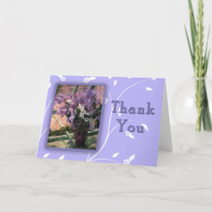 Beautiful Mary Cassat Lilacs Thank You Cards