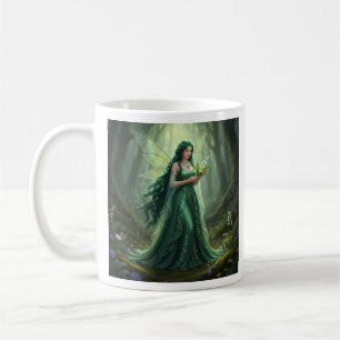 Beautiful May Emerald Fairy Coffee Mug