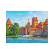 Beautiful Medieval Castle on Blue Lake         