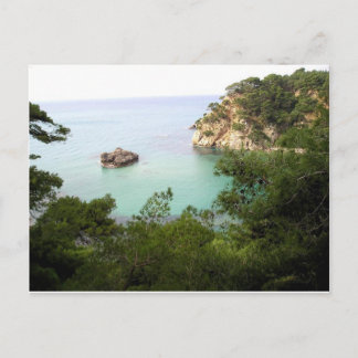 Beautiful Mediterranean Greek Island of Hios. Postcard